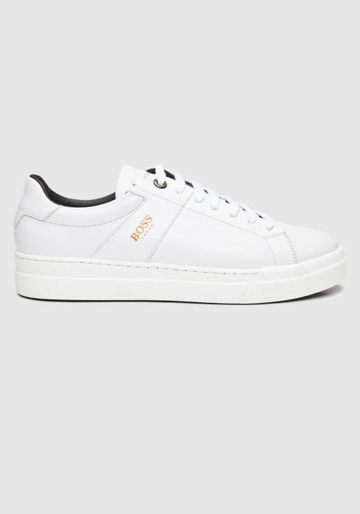 BOSS Shoes Δερμάτινα Sneakers της σειράς Sneakers - AC121 White Garda