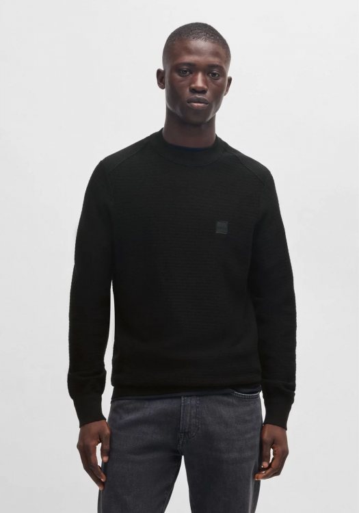 BOSS Pullover της σειράς Anion -  50527584 001 Black