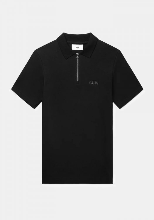 BALR. Polo Μπλούζα της σειράς Q-Series - B1122.1033.102 Jet Black