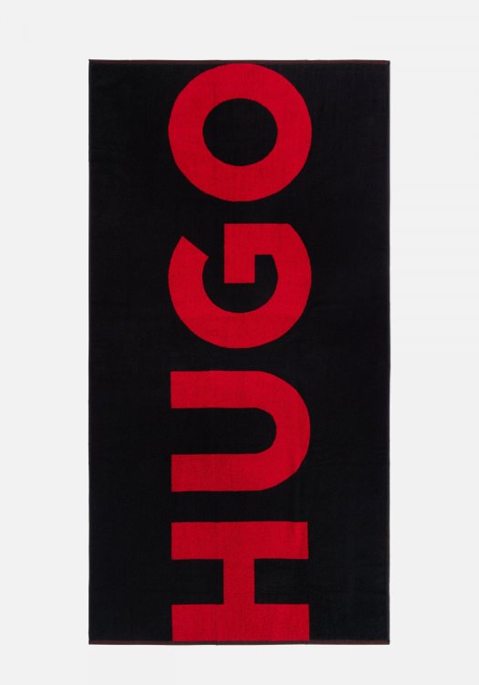HUGO Πετσέτα Θαλάσσης 1.80cmX90cm της σειράς Corporate - 50491853 001 Black Red