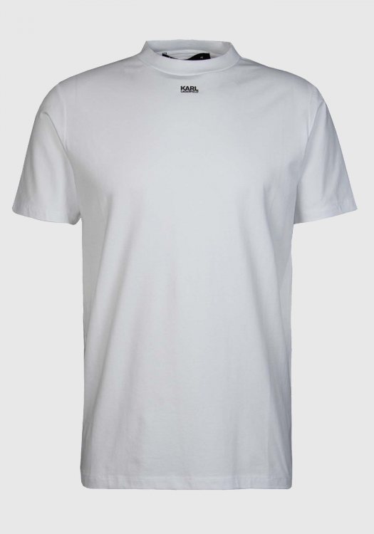 Karl Lagerfeld T Shirt της σειράς Crewneck - 755034 542221 10 White