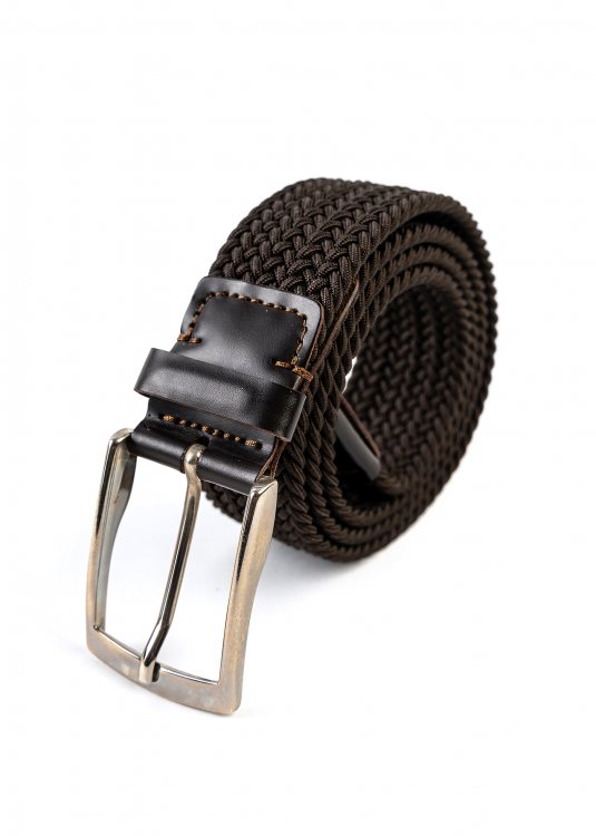 Stefano Corsini Braided Belt - Brown