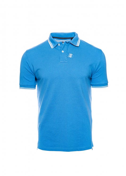 La Tortuga Pique Polo μπλούζα σε Regular  γραμμή - 11E6100U442SE01 5040 Azzurro