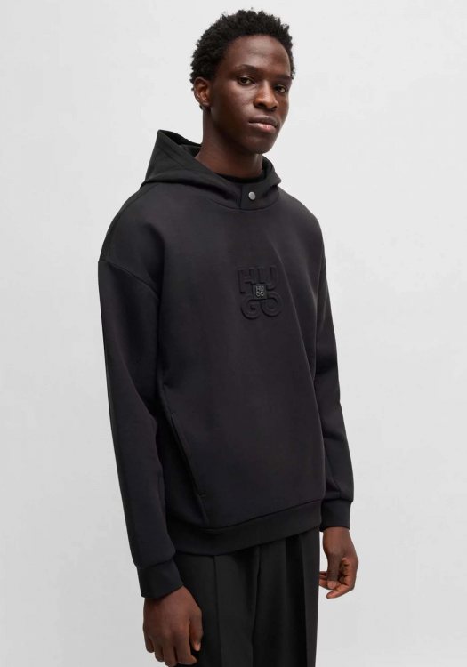 HUGO Hoodie της σειράς Debostaco - 50530191 001 Black