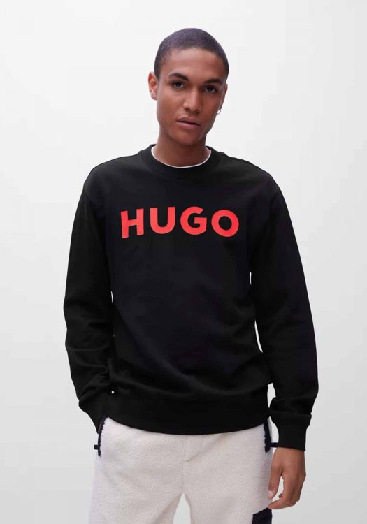 HUGO Φούτερ της σειράς Dem - 50477328 001 Black