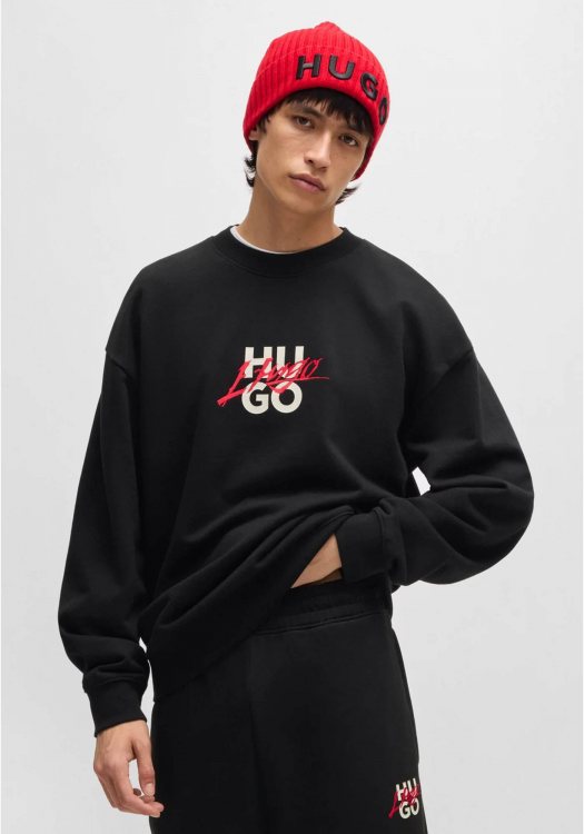 HUGO Hoodie της σειράς Dlogonty - 50521081 001 Black