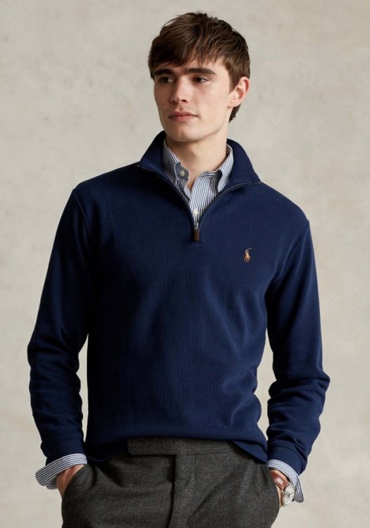 Polo Ralph Rauren Half Zip της σειράς Estate - 710671929 029 Navy