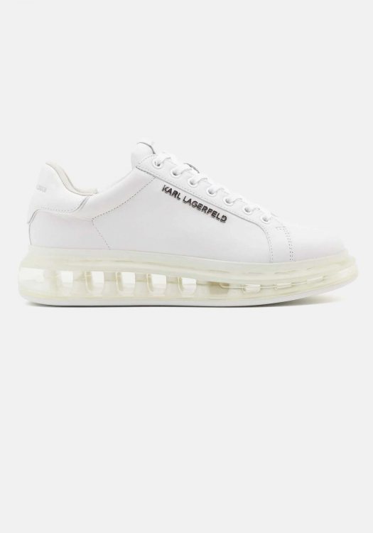 Karl Lagerfeld Δερμάτινα Sneakers της σειράς Kapri Kushion - KL52625A 11W White