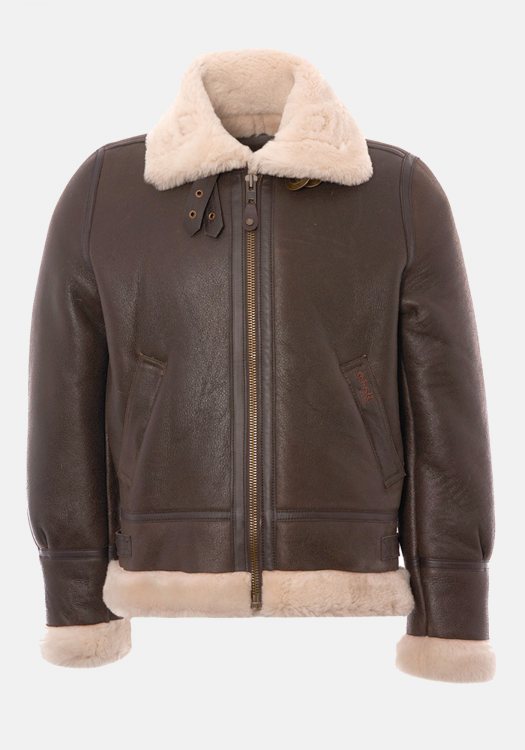 Schott N.Y.C. Δερμάτινο Flying jacket της σειράς Bombardier B 3 - LC1259 Dark Brown