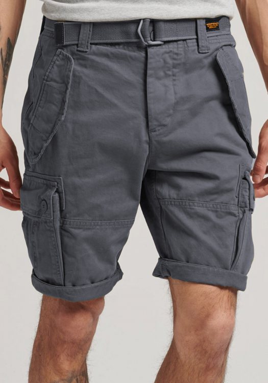 Super Dry Core Heavy Field Cargo Shorts - M70000T0F2 Steel Grey