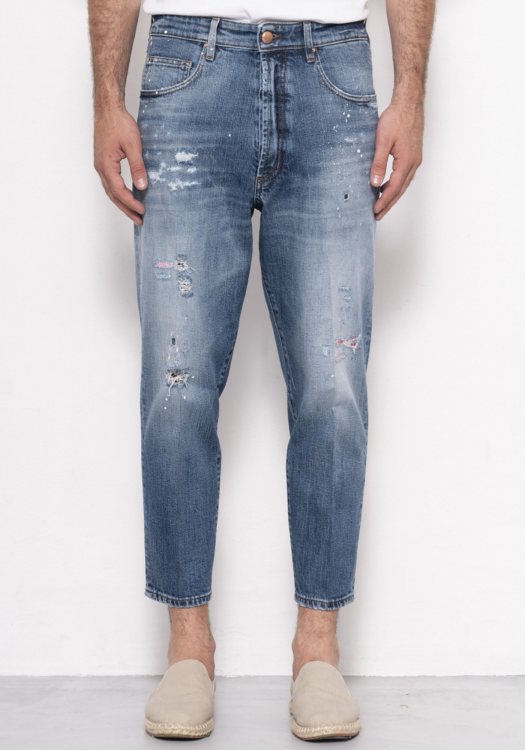 Don the Fuller Jean Παντελόνι της σειράς Orlando - M2S4035 Mid Blue