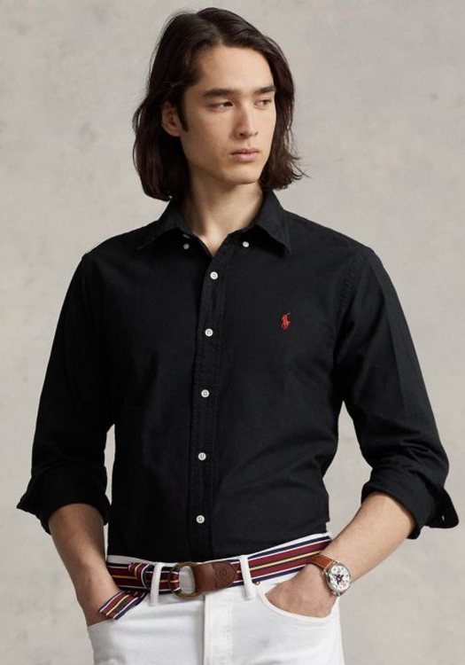 Polo Ralph Lauren Πουκάμισο της σειράς Core Replen - 710772290 001 Black