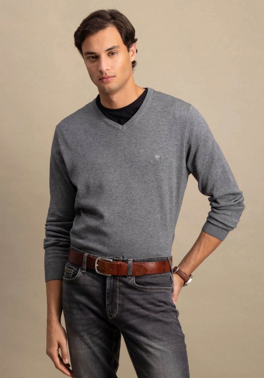 Fynch Hatton Pullover της σειράς Fine Cotton - SFPK211 936 Steel