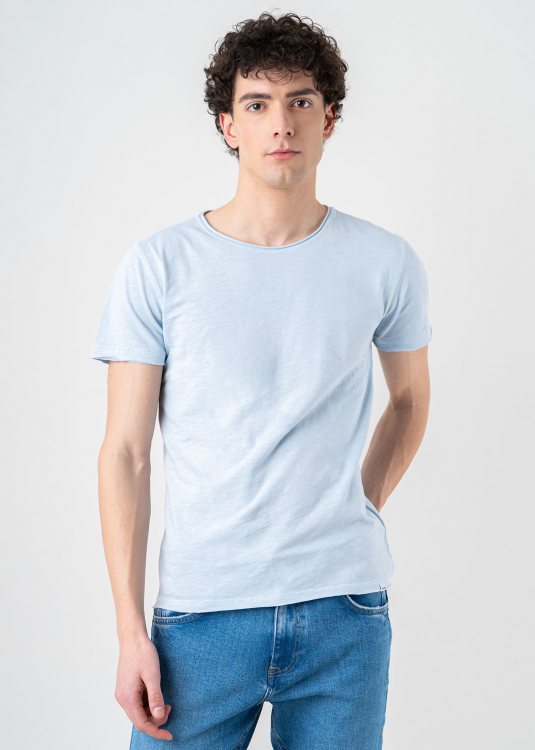 GABBA Μπλούζα της σειράς Konrad Straight Slub - 2200220002 5019 Cashmere Blue