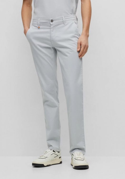 BOSS Υφασμάτινο Παντελόνι της σειράς Schino Slim D - 50470813  050 Grey