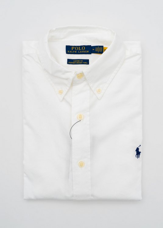 Polo Ralph Lauren Πουκάμισο της σειράς Feather weight twill  - 710937993 008 White