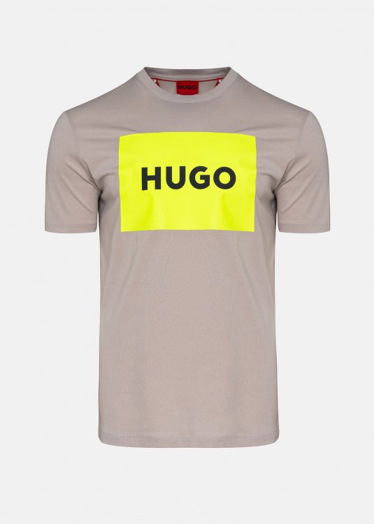 HUGO Κοντομάνικη T-shirt της σειράς Dulive222 - 50467952 055 Light Grey