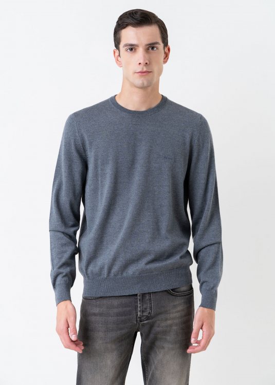 BOSS Sweater της σειράς Botto L - 50476364 030 Medium Grey