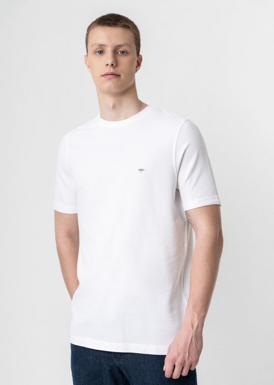 Fynch Hatton Μπλούζα της σειράς Pique - 1413 1707 802 White