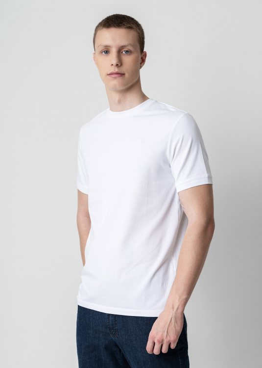 Karl Lagerfeld T Shirt της σειράς Crewneck - 755055 542221 10 White