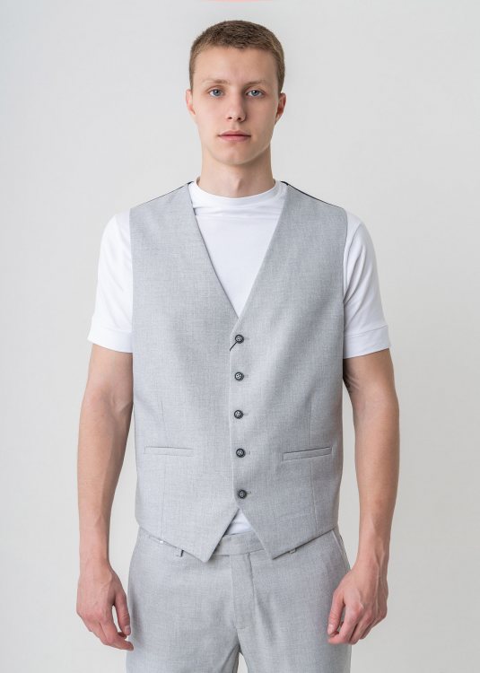 Monte Napoleone Γιλέκο της σειράς Gilet - 241 77 2865 7706 6 Grey