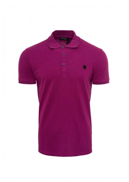 Burlington Polo Μπλούζα της σειράς Pique - 60343 136 6917 Purple