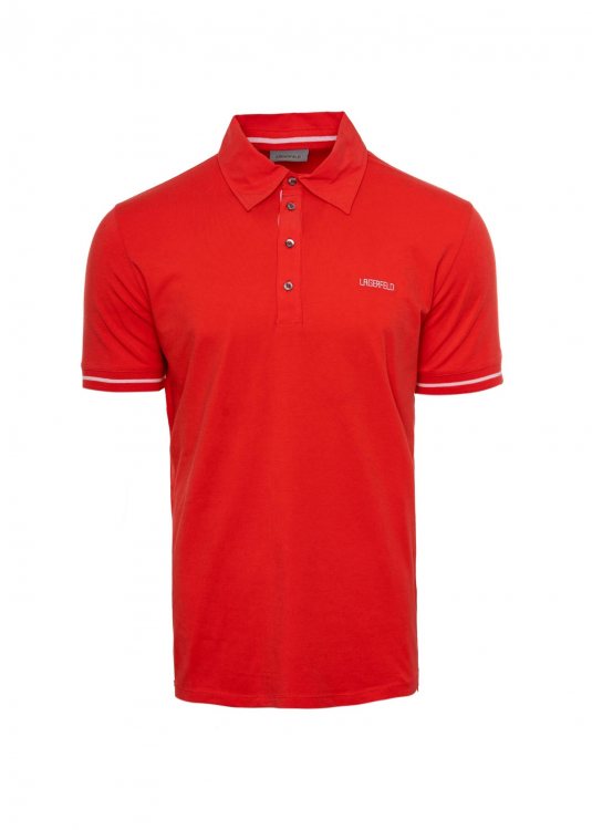 Karl Lagerfeld Polo Μπλούζα της σειράς Polo - 61255 537 37 Fire Red