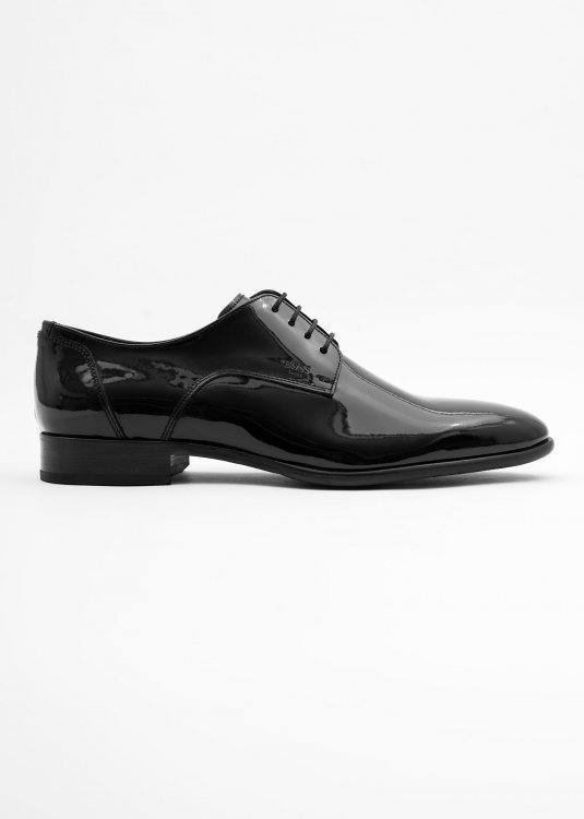 BOSS Shoes Δερμάτινα Παπούτσια της σειράς Loustrini - Z7513 LO Black Loustrini