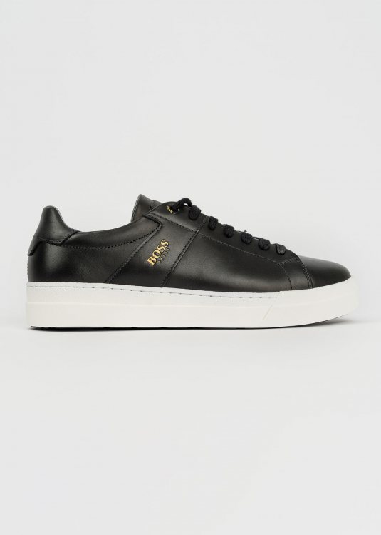 BOSS Shoes Δερμάτινα Sneakers της σειράς Sneakers - AC121 Black Garda