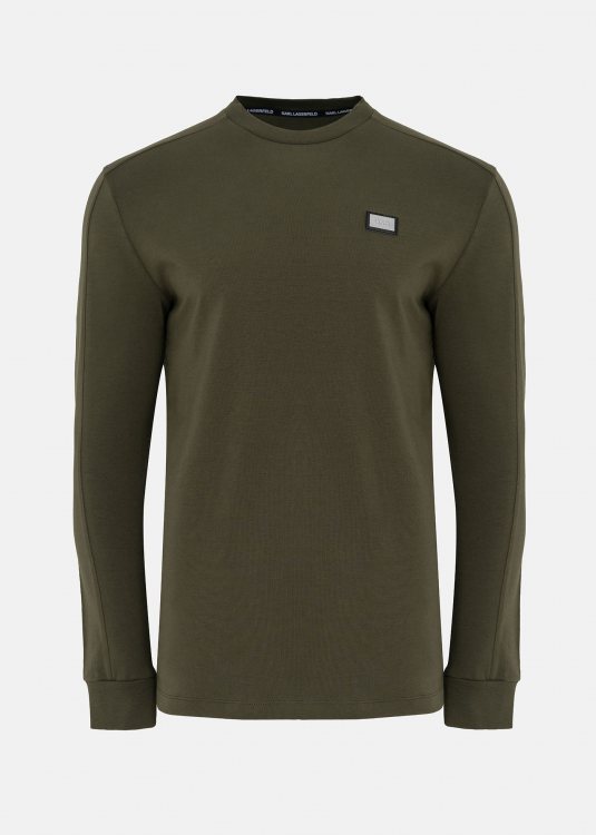 Karl Lagerfeld Μπλούζα της σειράς Crewneck - 755023 544221 590 Dark Green