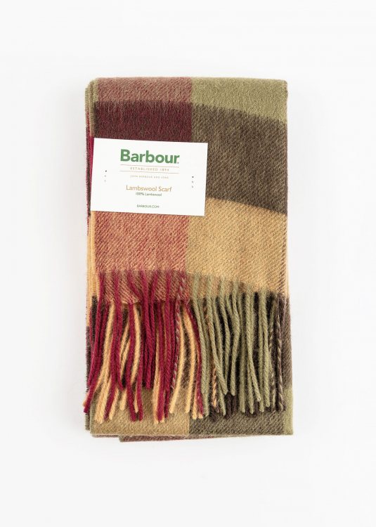 PHOTO Barbour Κασκόλ της σειράς Tattersall Scarf - USC0005 RE98 Multi