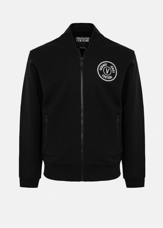 Versace Jeans Couture Ζακέτα της σειράς Fleece - 77GAIT04 899 Black