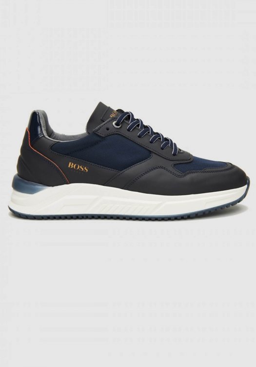 BOSS Shoes Trainers της σειράς Sport - Z640 Blue Thesis