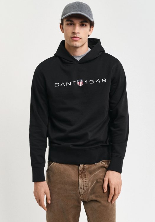 GANT Hoodie  της σειράς Printed Graphic - 2003244 005 Black