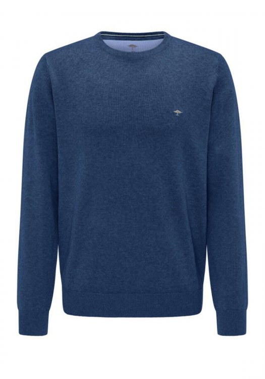 Πλεκτό Pullover με O-Neck λαιμόκοψη - 1118 210 /680 Night Blue