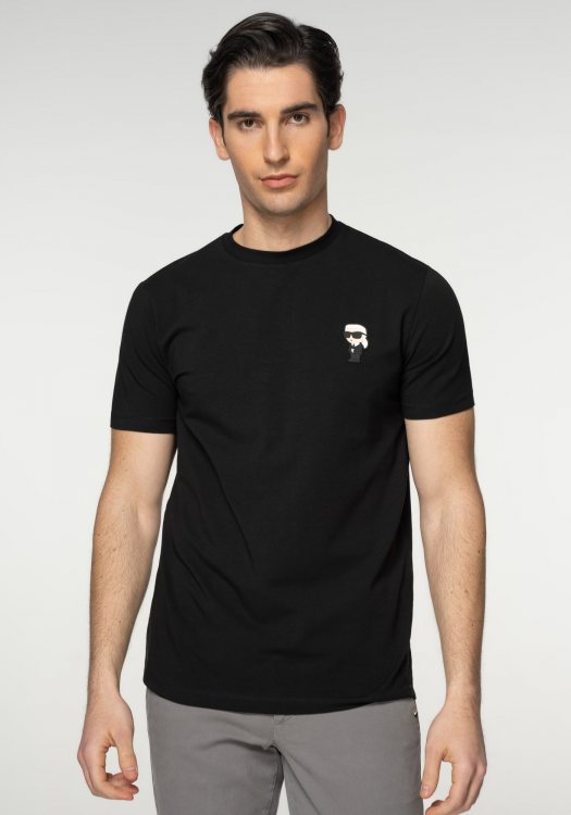 Karl Lagerfeld  T Shirt της σειράς Nos - 755027 500221 990 Black