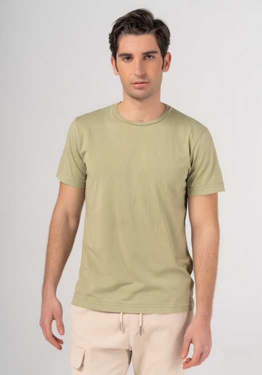 Crossley Καλοκαιρινό  T Shirt της σειράς Basic - HUNTC 847C Khaki