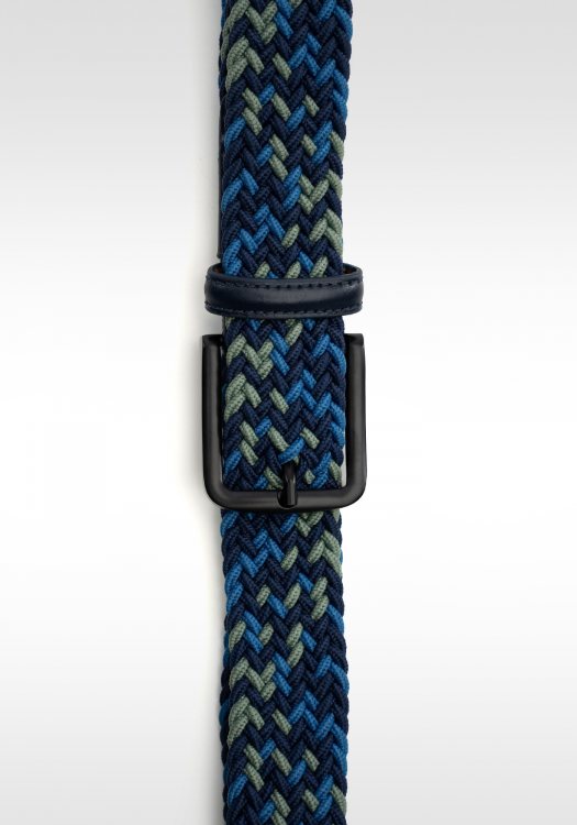 Fynch Hatton Ζώνη της σειράς Braided - FM4009 H4507 4953 Blue