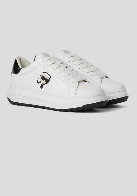 Karl Lagerfeld Δερμάτινα Sneakers της σειράς Kapri LUG - KL57530 011 White