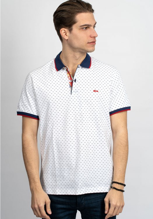 Dario Beltran Polo T-Shirt - White